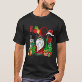 Kerst Wijn Gnomes voor Xmas Cheer T-shirt