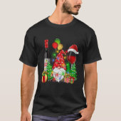 Kerst Wijn Gnomes voor Xmas Cheer T-shirt (Voorkant)