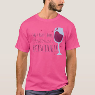 Kerst wijn grappig t-shirt