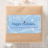 Kerst Wijn Label (Insitu)