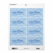 Kerst Wijn Label (Full Sheet)