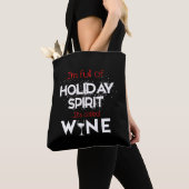 Kerst Wijn Shirt - Kerstman Tote Bag (Dichtbij)