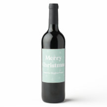 Kerst wijnlabels voor feestelijke gelegenheden