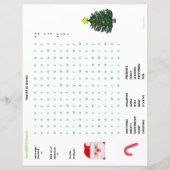 Kerst Winter 15 Woordzoeken Doodle Vellen (Voorkant)