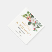 Kerst Winter Bruiloft Borrel Servet (Hoek)