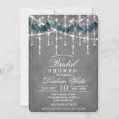 Kerst Winter Bruiloft Bruidsfeest Uitnodiging (Voorkant)