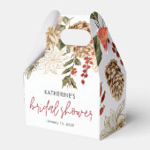 Kerst Winter Bruiloft Feest Bedankdoosjes (Voorkant Zijde)