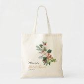Kerst Winter Bruiloft Feest Tote Bag (Voorkant)