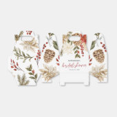 Kerst Winter Bruiloftsfeest Bedankdoosjes (Uitgevouwen)