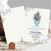 Kerst Winter Chinoiserie Vakantiefeest Kaart