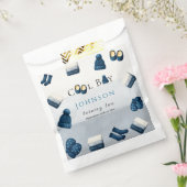 Kerst Winter Gezellig Jongen Twee Draaien Bedankzakje (Gezegeld)