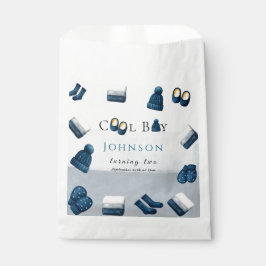 Kerst Winter Gezellig Jongen Twee Draaien Bedankzakje