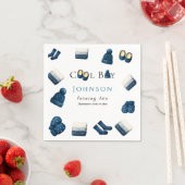 Kerst Winter Gezellig Jongen Twee Draaien Servet (Insitu)