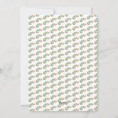 Kerst Winter Greenery Ovaal Foto Feestdagenkaart (Achterkant)