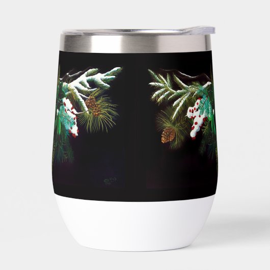 Kerst Winter Groen Man (Links)