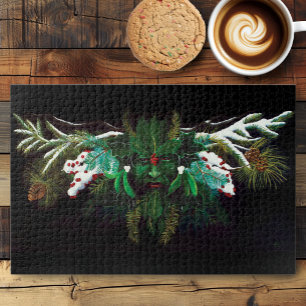 Kerst Winter Groen Man Legpuzzel