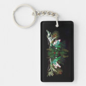Kerst Winter Groen Man Sleutelhanger (Voorkant)