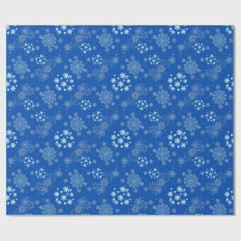 Kerst Winter Hanukka Sneeuwvlok ontwerp Cadeaupapier
