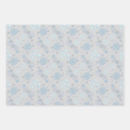 Kerst Winter Hanukkah Sneeuwvlok ontwerp Inpakpapier Vel