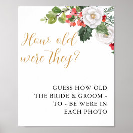 Kerst Winter Hoe Oud Waren Ze Bruidsfeest Poster