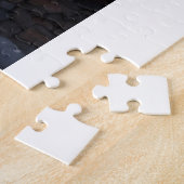 KERST WINTER HOUTEN HUIS LEGPUZZEL (Zijkant)