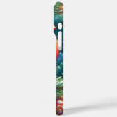 Kerst/winter kardinaal Case-Mate iPhone case (Achterkant / Links)