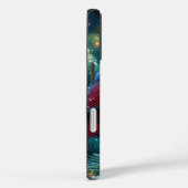 Kerst/winter kardinaal Case-Mate iPhone case (Achterkant / Rechts)