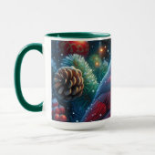 Kerst/winter kardinaal mok (Links)