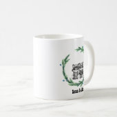 Kerst Winter Krans Camp Pas getrouwd paar Fox Koffiemok (Voorkant rechts)