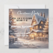 Kerst Winter Landschap Kerstfeest Kaart (Voorkant)