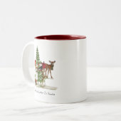 Kerst/Winter Mok (Voorkant links)
