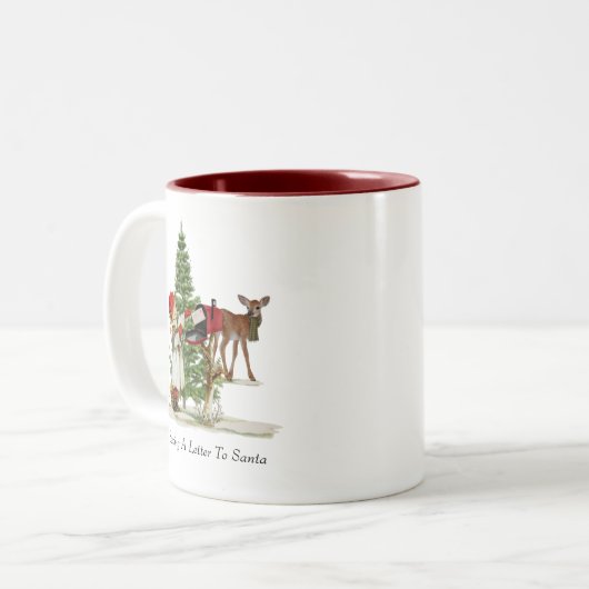 Kerst/Winter Mok (Voorkant links)
