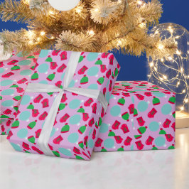 Kerst Winter Patroon Inpakpapier
