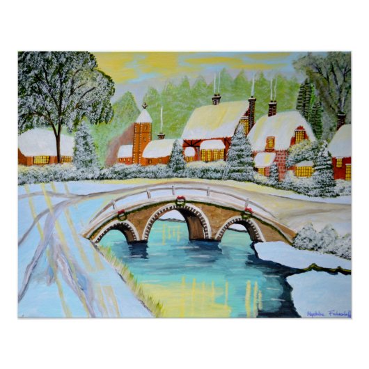 Kerst Winter Perfect Poster (Voorkant)