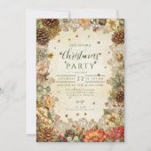 Kerst Winter Pine Elegance Kaart (Voorkant)