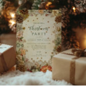 Kerst Winter Pine Elegance Kaart