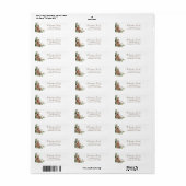 Kerst Winter Retouradres Label (Full Sheet)