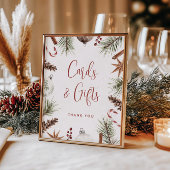 Kerst Winter Rustiek Vrijgezellenfeest Kaarten Cad Poster