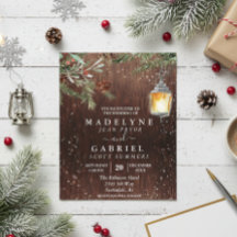 Kerst Winter Rustieke Dennen Drop Houten Trouw 