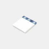 Kerst winter sneeuwpop SlipperyJoe groene sjaal Post-it® Notes (Schuin)