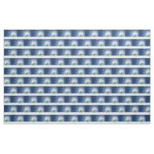 Kerst winter sneeuwpop SlipperyJoe groene sjaal Stof