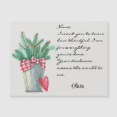 Kerst Winter Vakantie Generieke Magnetische Kaart (Voorkant)