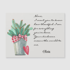 Kerst Winter Vakantie Generieke Magnetische Kaart