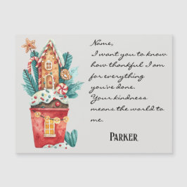 Kerst Winter Vakantie Generieke Magnetische Kaart