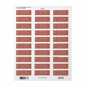 Kerst winter vakantie maretak etiket (Full Sheet)