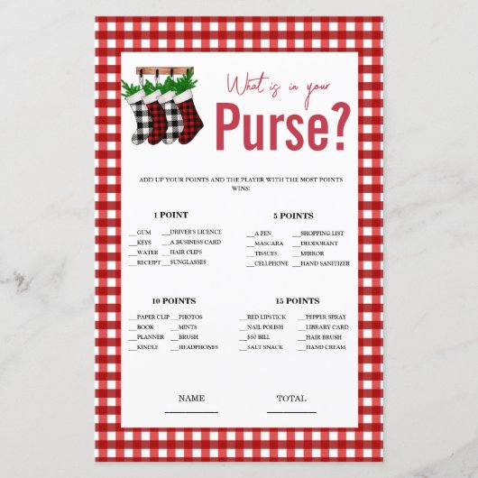 Kerst Winter Vakantie Portemonnee Vrijgezellenfees (Voorkant)