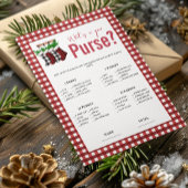 Kerst Winter Vakantie Portemonnee Vrijgezellenfees