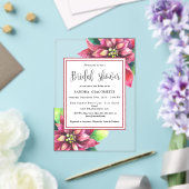 Kerst Winter Vrijgezellenfeest Acryl Uitnodigingen (Insitu (Huwelijk))