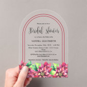 Kerst Winter Vrijgezellenfeest Acryl Uitnodigingen (Insitu (Draagbaar))