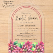 Kerst Winter Vrijgezellenfeest Acryl Uitnodigingen